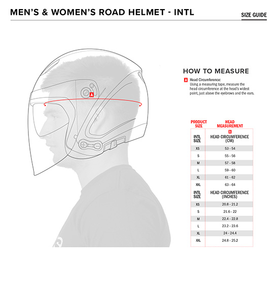 Alpinestars MX Helmet Fit Size Guide