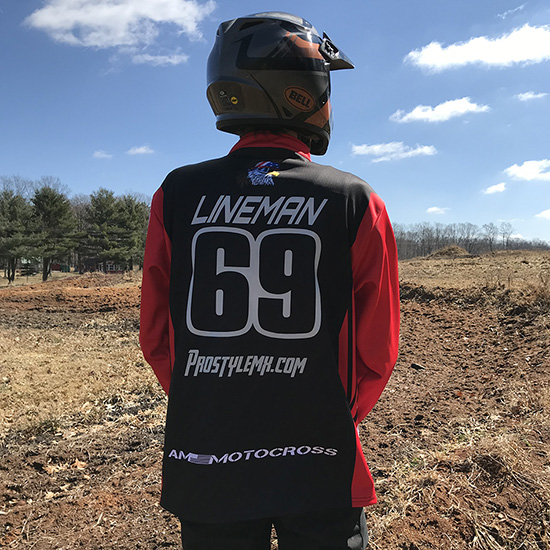 American Made Custom Race Jacket MX Red