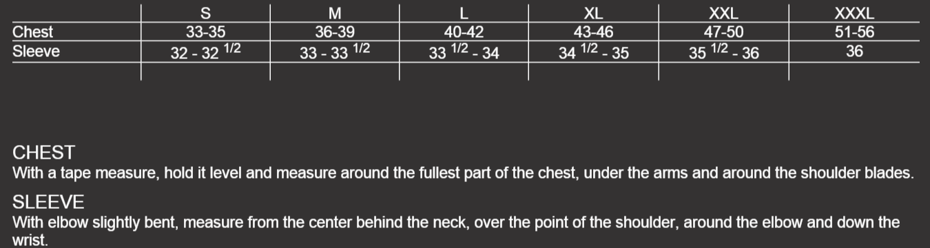 Fox Youth Chest Protector Size Chart