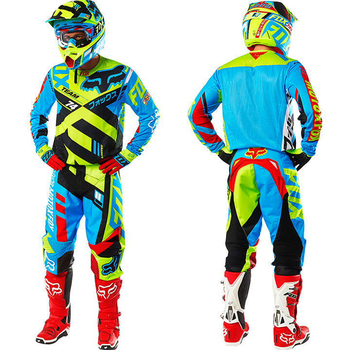 fox motocross gear combos