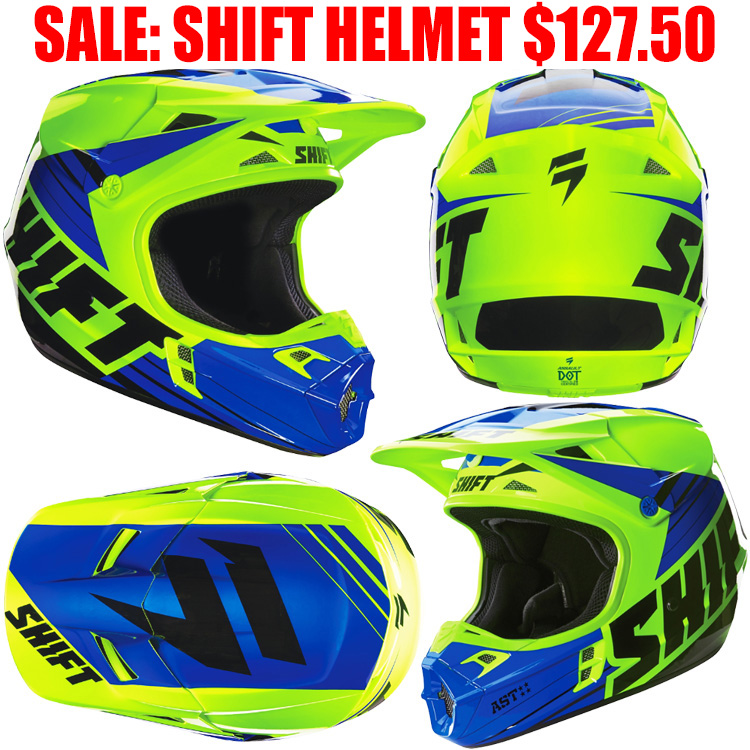 Shift motocross sales helmet
