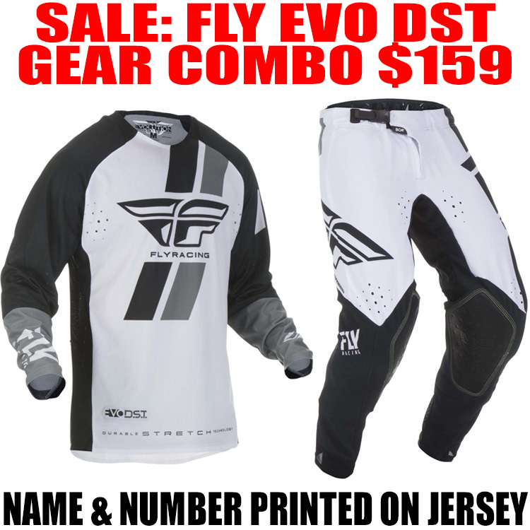 thumbnail image 2 of Fly Racing EVO-DST Adult Motocross & Mountain Bike Jersey - Breathable & Durable Polyester For Men & Women 2 of 2