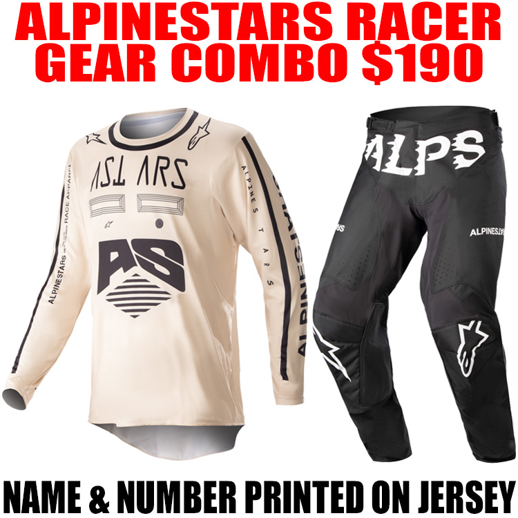 ALPINESTARS RACER FOUND GEAR COMBO BLACK/ MOUNTAIN