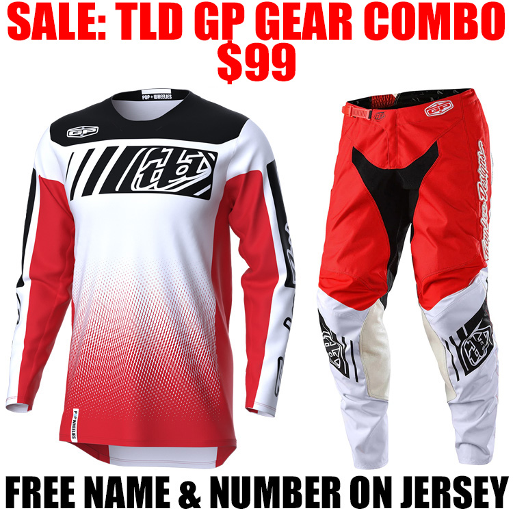 TLD GP ICON GEAR COMBO RED/ WHITE