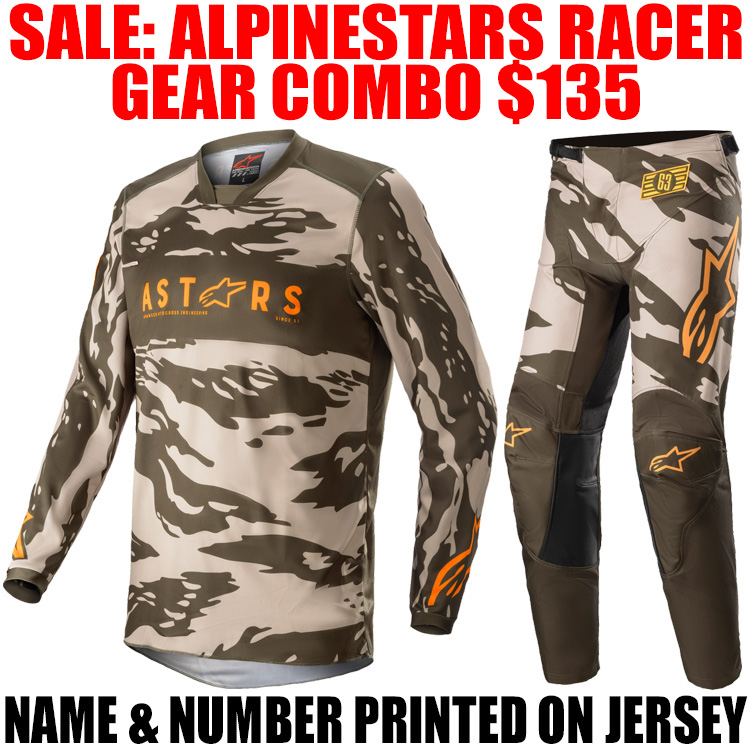 2021 Alpinestars Racer Tactical Desert camo MX motocross Cross Jersey camisa MTB 