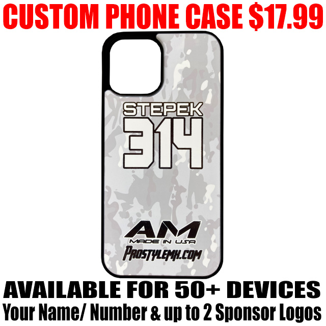 Custom Hard Cover Phone Case - Alpine Camo Design