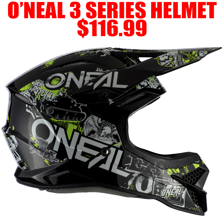 ONEAL 3 SERIES ATTACK 2.0 HELMET - Pro Style MX