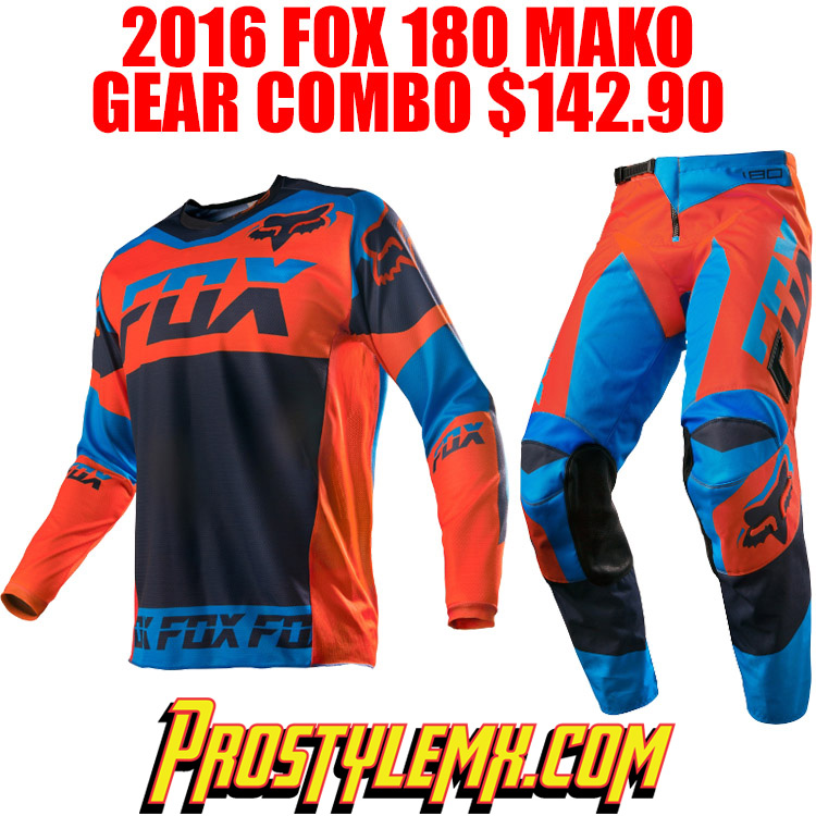 New Fox Racing 180 Lean Jersey, Flo Orange, Large, 33008-824