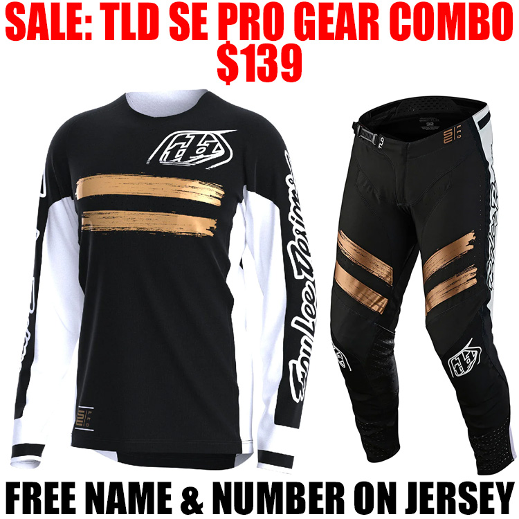 TLD SE PRO MARKER GEAR COMBO BLACK/ BRONZE - Pro Style MX
