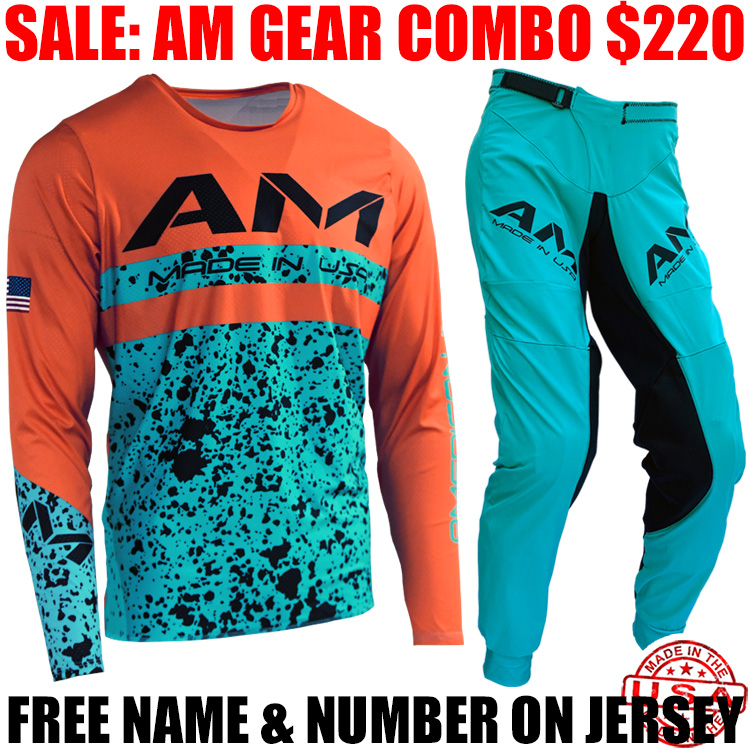 AM 2.0 PRO GEAR COMBO ROOSTED TURQUOISE/ ORANGE